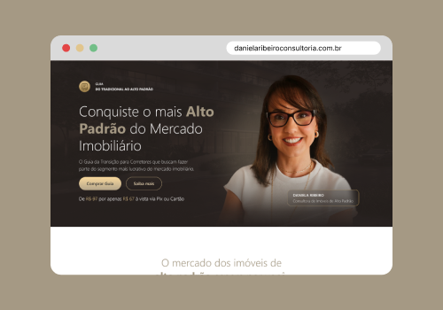 Landing Page Daniela Ribeiro